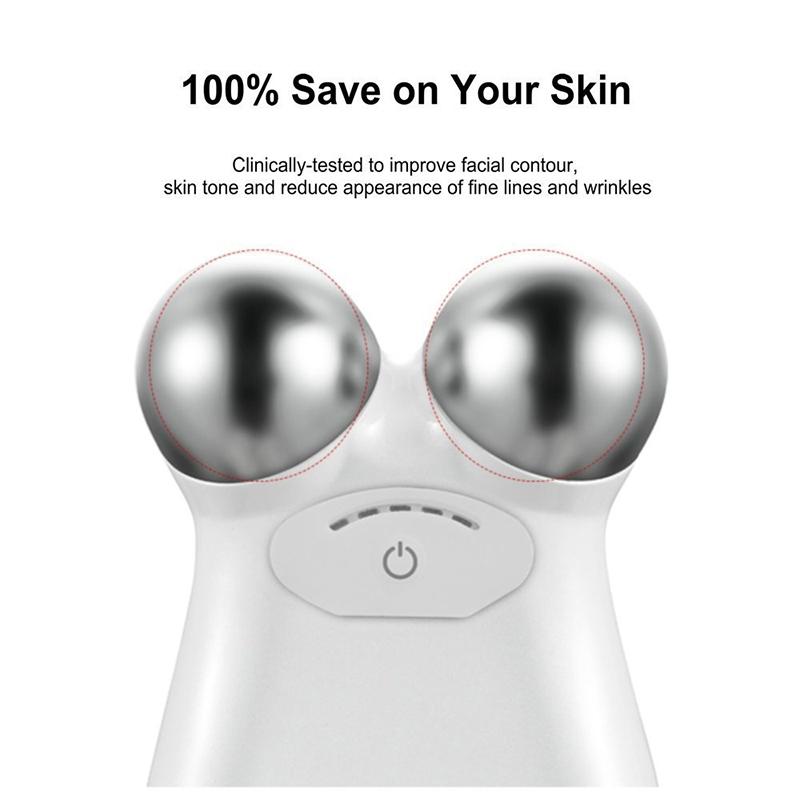 Portable Microcurrent Facial Toning Device for Anti Aging Skin Firming, Wrinkle Care & Lifting