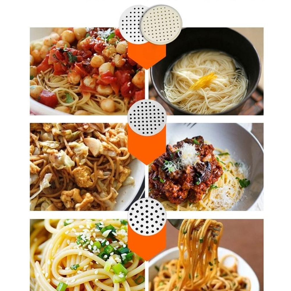 Handheld Manual Noodle Maker Stainless Steel Pasta Press 10