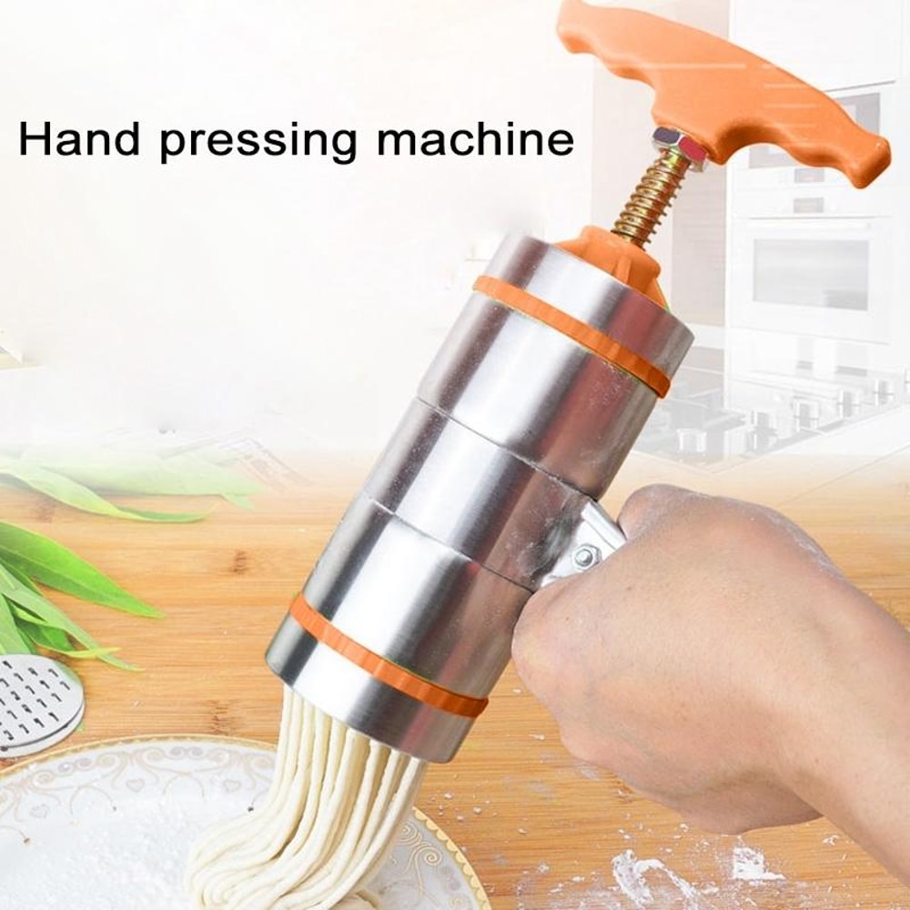 Handheld Manual Noodle Maker Stainless Steel Pasta Press 7