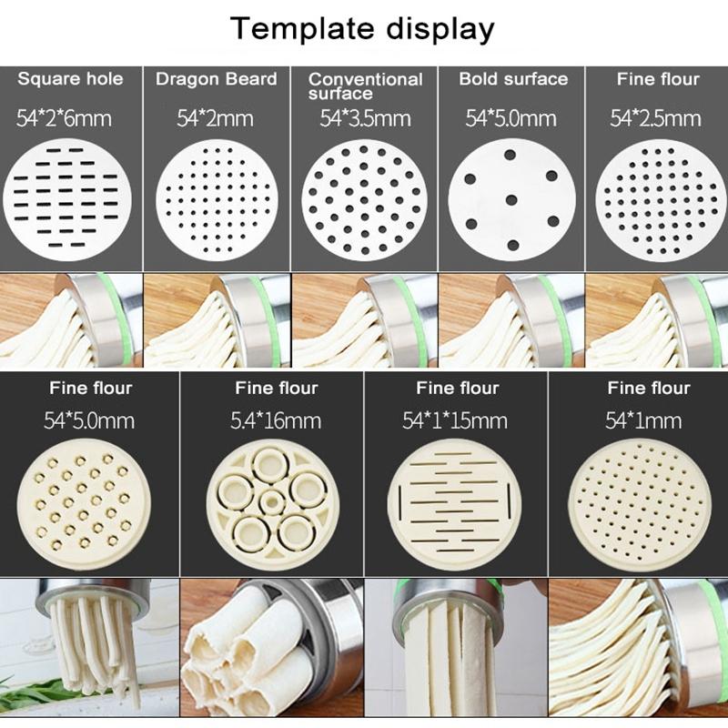 Handheld Manual Noodle Maker Stainless Steel Pasta Press 8