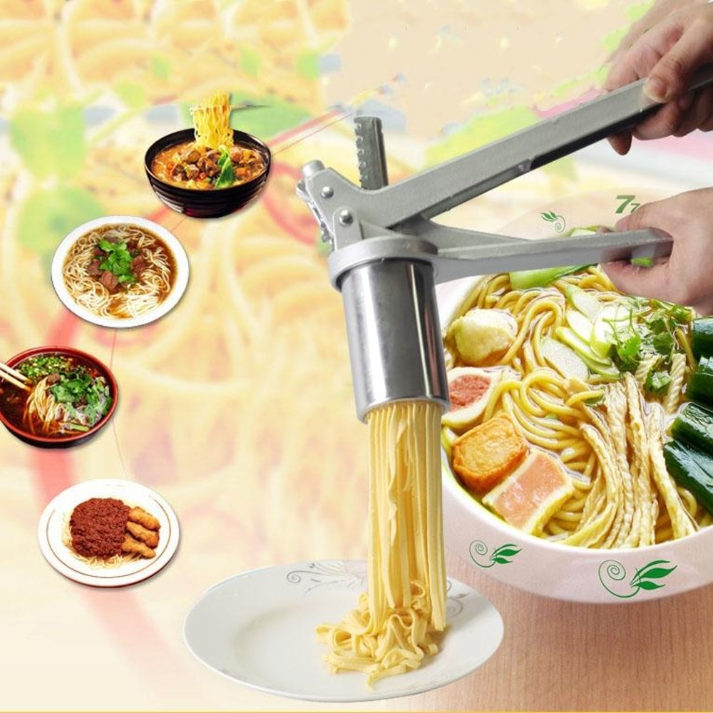 Handheld Manual Noodle Maker Stainless Steel Pasta Press 12