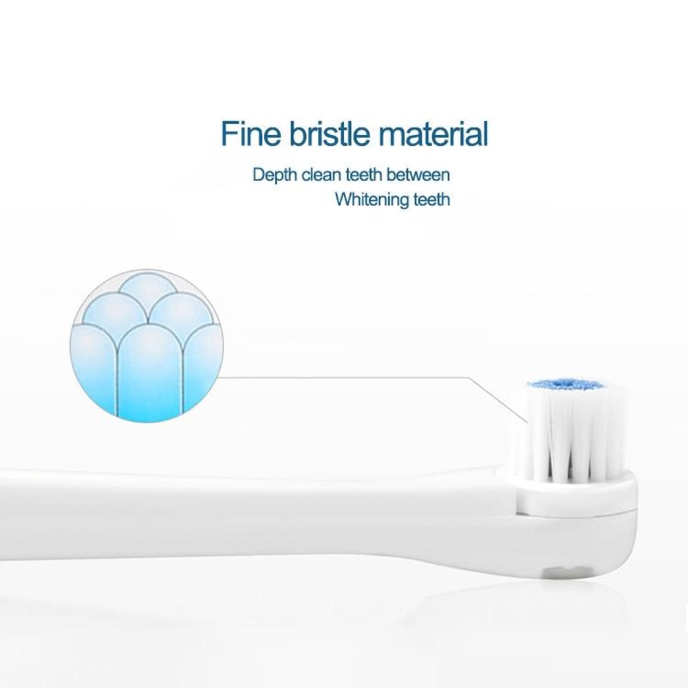 Rotary Electric Toothbrush Set with Waterproof Design & Replacement Brush Heads