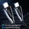 60W USB C To USB C Cable 3A Fast Charging Nylon Braided 2