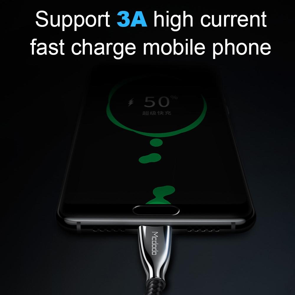 60W USB C To USB C Cable 3A Fast Charging Nylon Braided 1