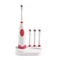 Rotary Electric Toothbrush Set with Waterproof Design & Replacement Brush Heads