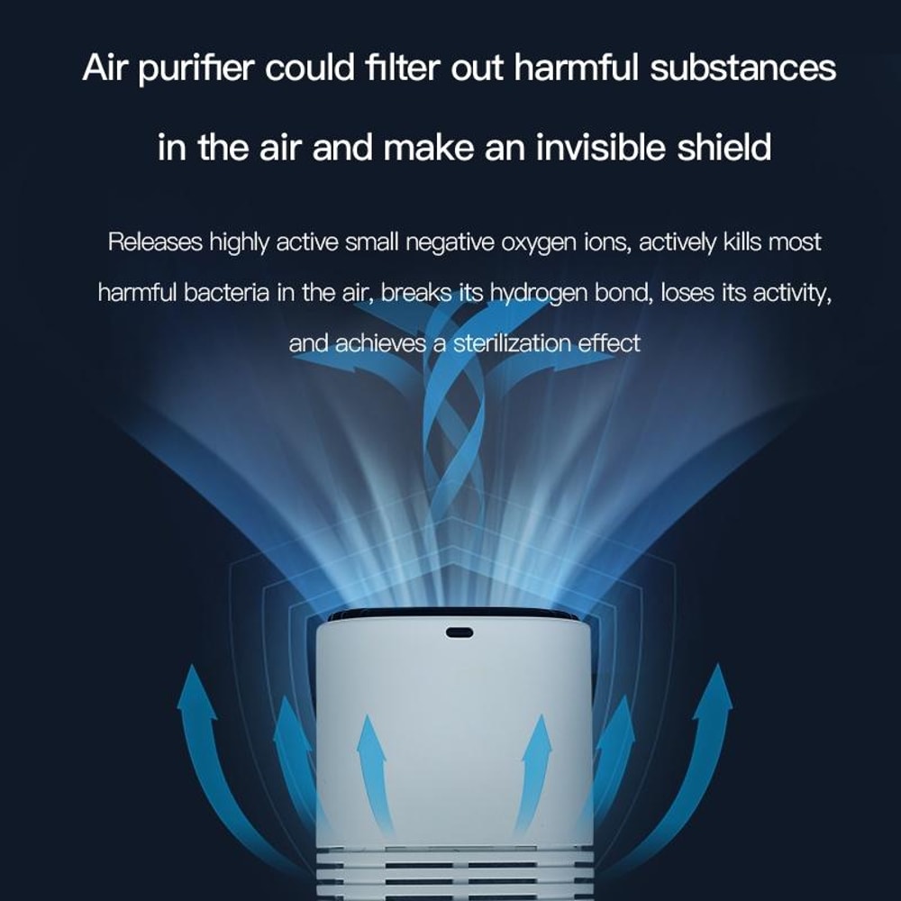 Hanging Neck Negative Ion Air Purifier Portable Personal Air Cleaner for Everyday Fresh Air Support