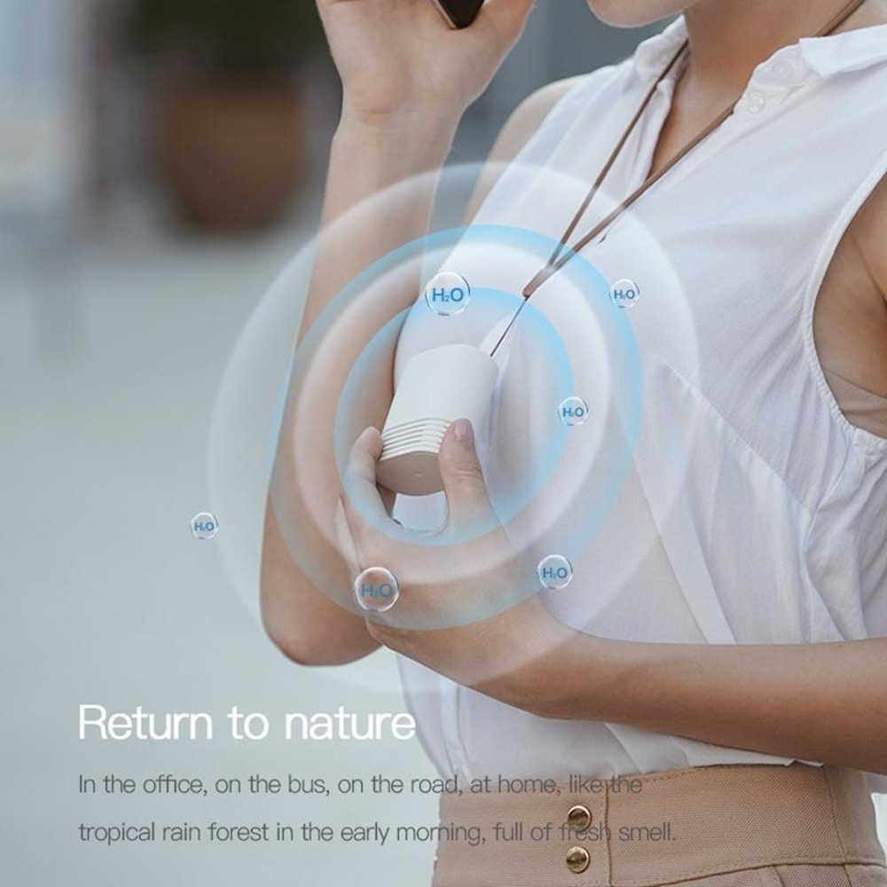 Hanging Neck Negative Ion Air Purifier Portable Personal Air Cleaner for Everyday Fresh Air Support