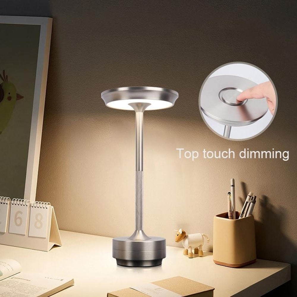 Rechargeable LED Desk Lamp With Touch Control Portable Night Light Bar 1