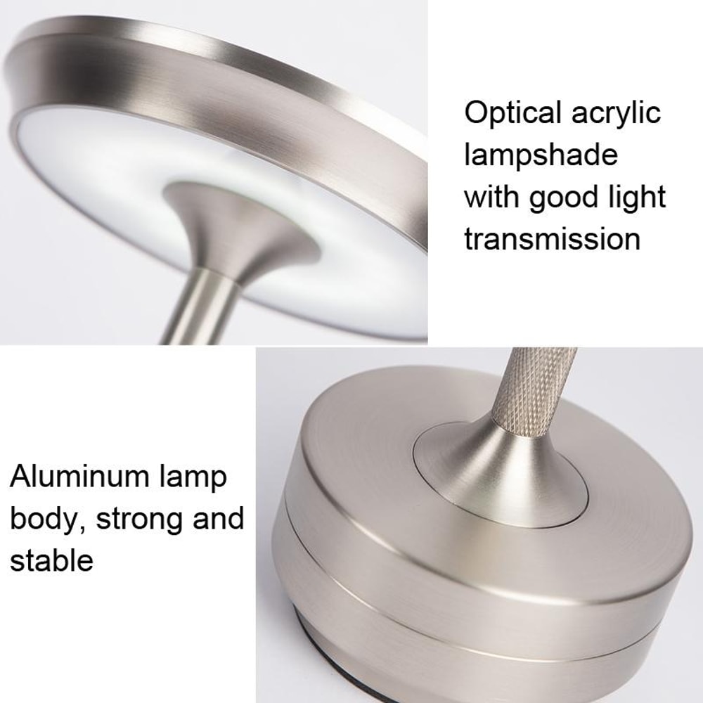 Rechargeable LED Desk Lamp With Touch Control Portable Night Light Bar 3