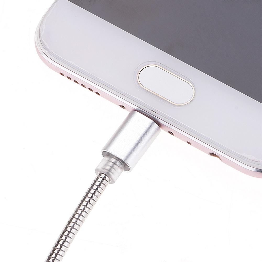 Retractable 2A Fast Charging Cable USB C Micro USB Multi Device Sync Cord 6