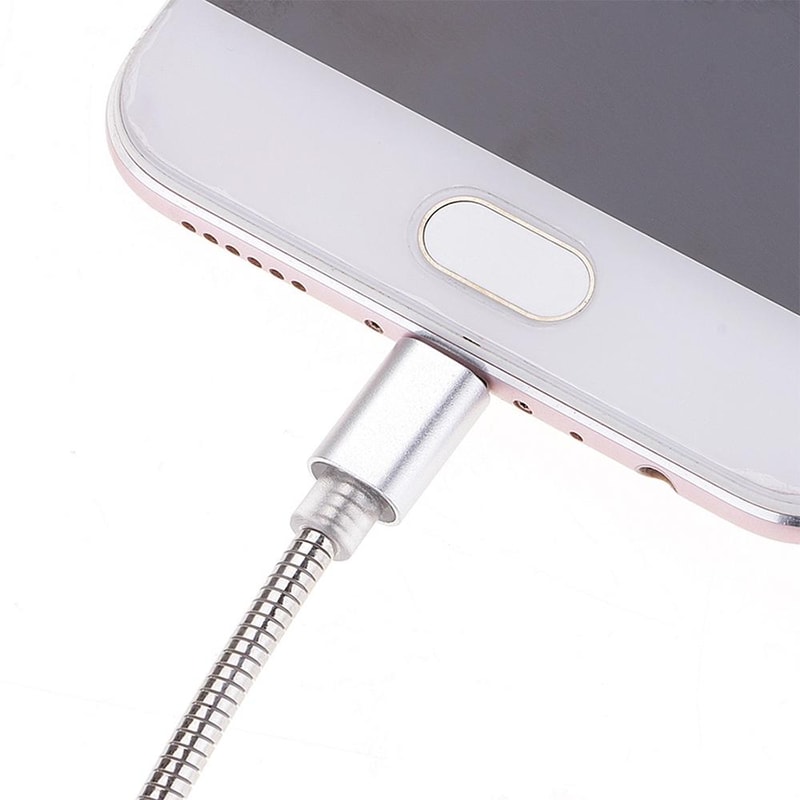 Retractable 2A Fast Charging Cable USB C Micro USB Multi Device Sync Cord 6