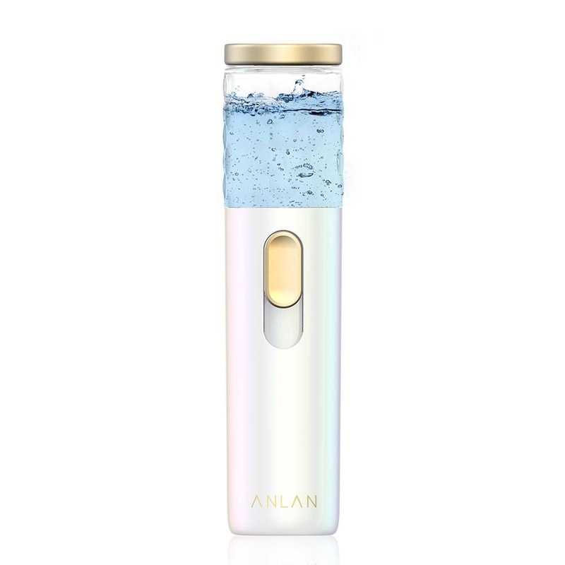 Portable Nano Mist Sprayer Facial Moisturizing Device USB Rechargeable Skin Hydration Sprayer Green