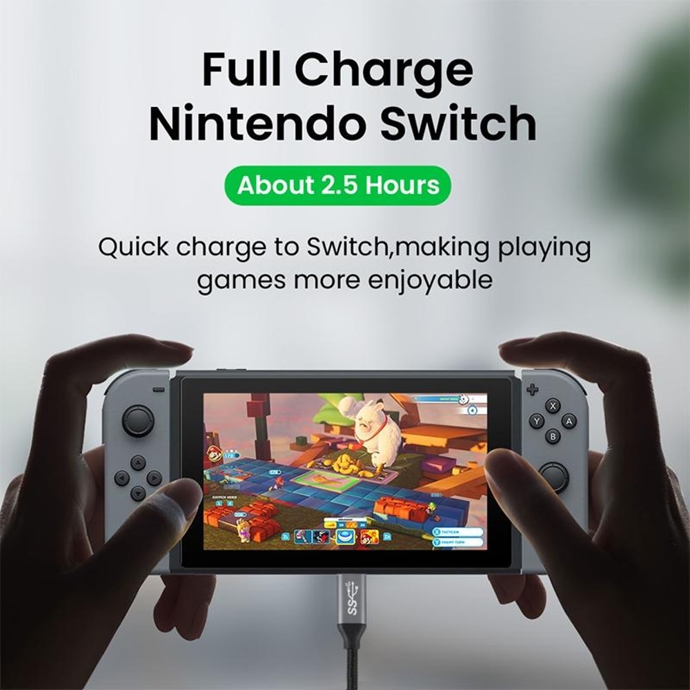 High Speed USB C To USB C Cable 10Gbps Fast Charging Durable Braided Type C Cord 6