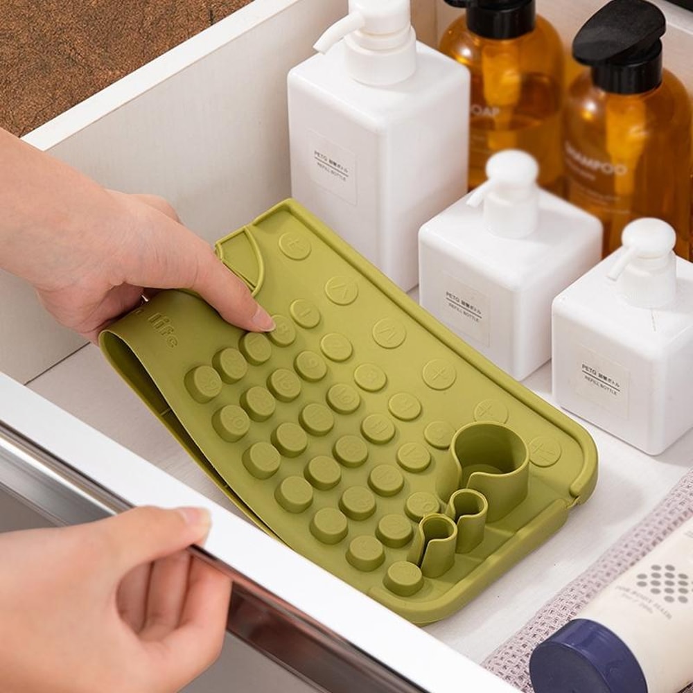 Faucet Silicone Sink Drainage Mat Anti-Slip Splash Guard Kitchen Sink Protector Mat