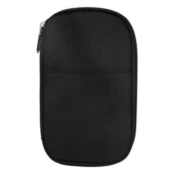 waterproof travel document organizer passport holder with multi-compartment storage