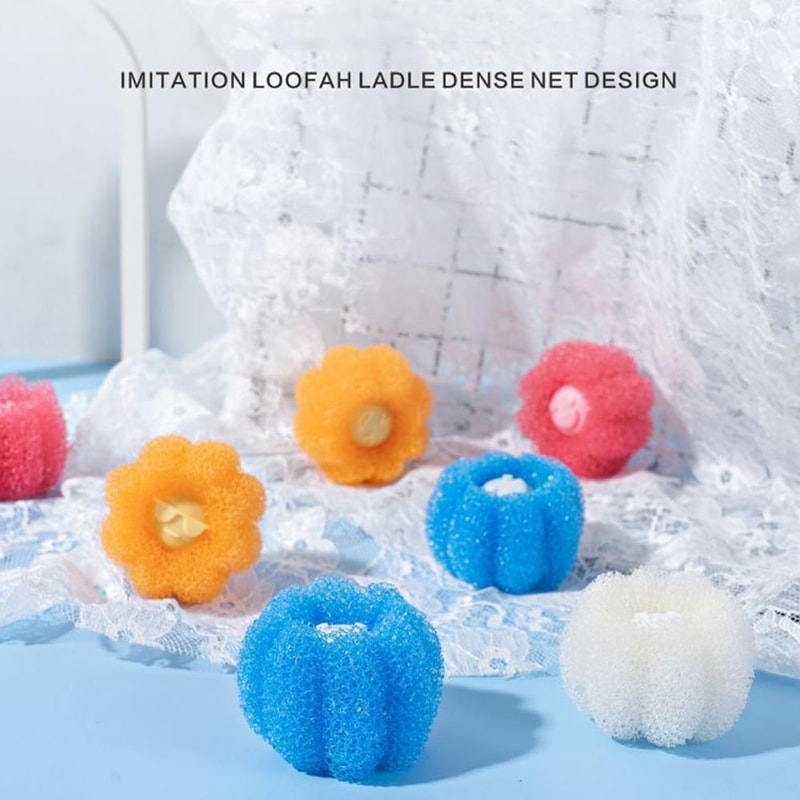 AntiTangle Laundry Balls For Washing Machine Hair Lint Removal Cleaning Balls 3
