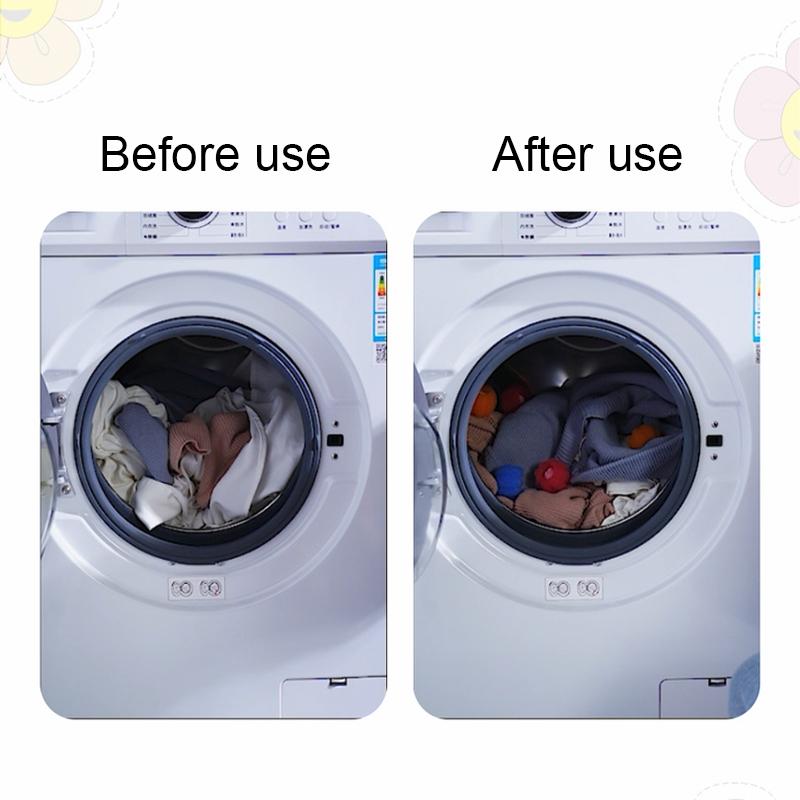 AntiTangle Laundry Balls For Washing Machine Hair Lint Removal Cleaning Balls 4