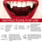Retractable Vampire Teeth Set Halloween Fake Fangs Costume Accessories 4pcs