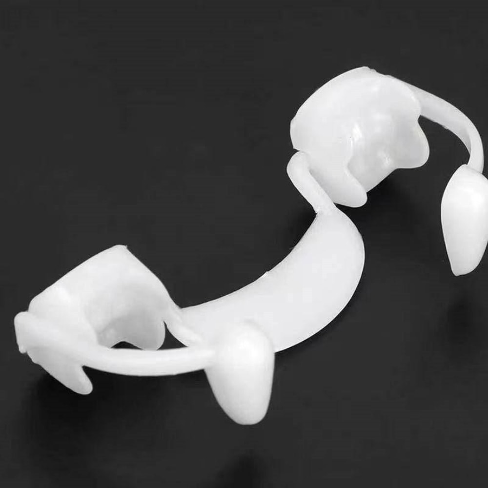 Retractable Vampire Teeth Set Halloween Fake Fangs Costume Accessories 4pcs