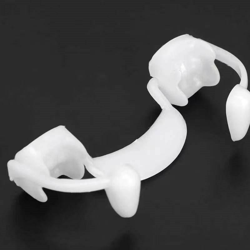 Retractable Vampire Teeth Set Halloween Fake Fangs Costume Accessories 4pcs