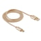 Durable USB C Charging Cable Braided Fast Sync Type C Cable With Metal Connectors 3