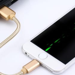 durable usb c charging cable braided fast sync type c cable with metal connectors