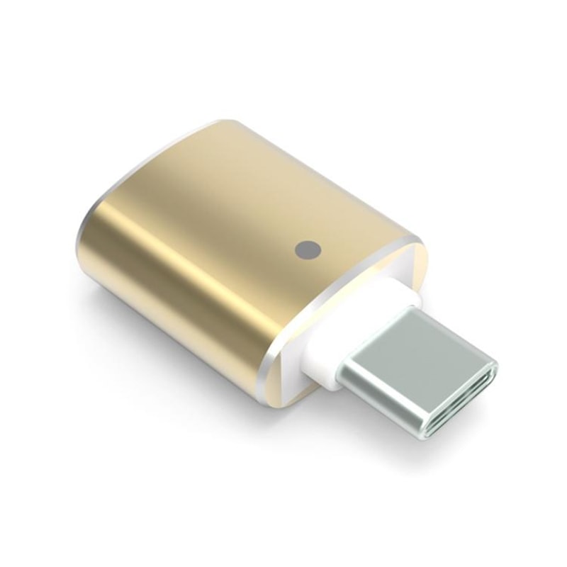 USB C OTG Flash Drive Adapter Portable USB To Type C Memory Reader Gold 0