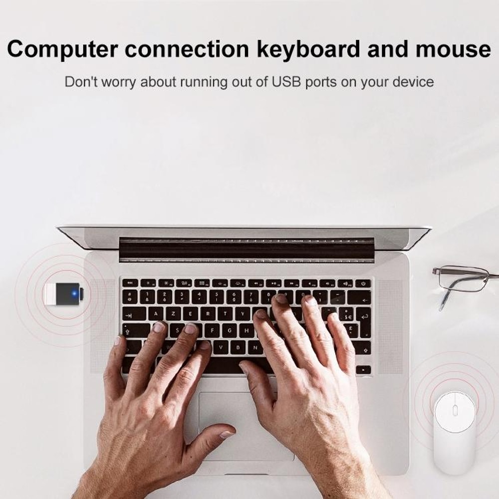 USB C OTG Flash Drive Adapter Portable USB To Type C Memory Reader Gold 8