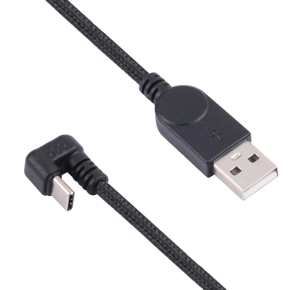 U Shaped USB C Cable Nylon Braided Fast Charge Data Cable For Gaming And Comfortable Use 2