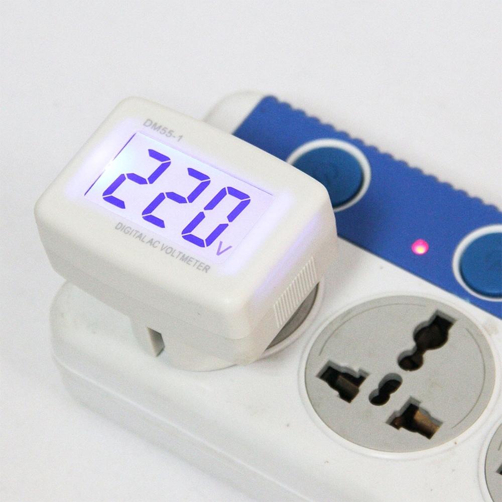 LCD AC Digital Voltage Meter Plug Voltmeter
