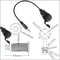 35mm Panel Mount Audio Cable With Threaded Jack Waterproof Audio Extension Cable For Car Marine Ste 2