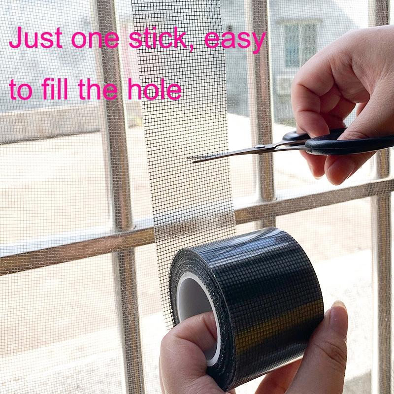 Magnetic Screen Door Mosquito Net Curtain With Easy Repair Patch 7