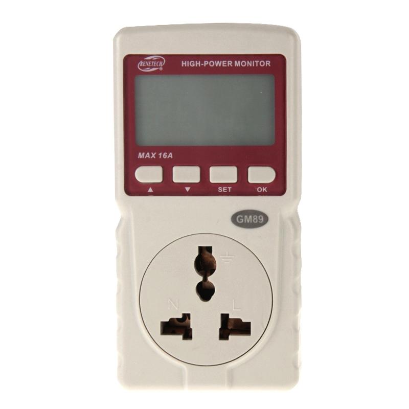 BENETECH Energy Meter Plug Power Consumption Monitor US Plug