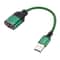 USB Audio Adapter USB To 35mm Splitter Dual Headphone Mic Cable External Sound Card 0