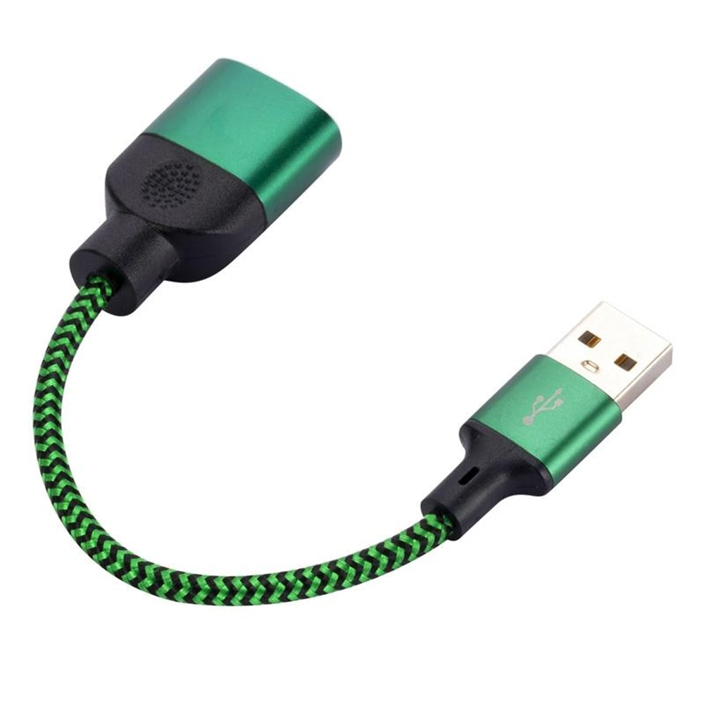 USB Audio Adapter USB To 35mm Splitter Dual Headphone Mic Cable External Sound Card 6