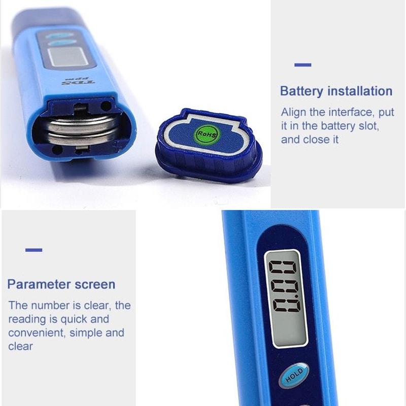 Portable TDS Meter Water Quality Tester Pen for Accurate Water Testing