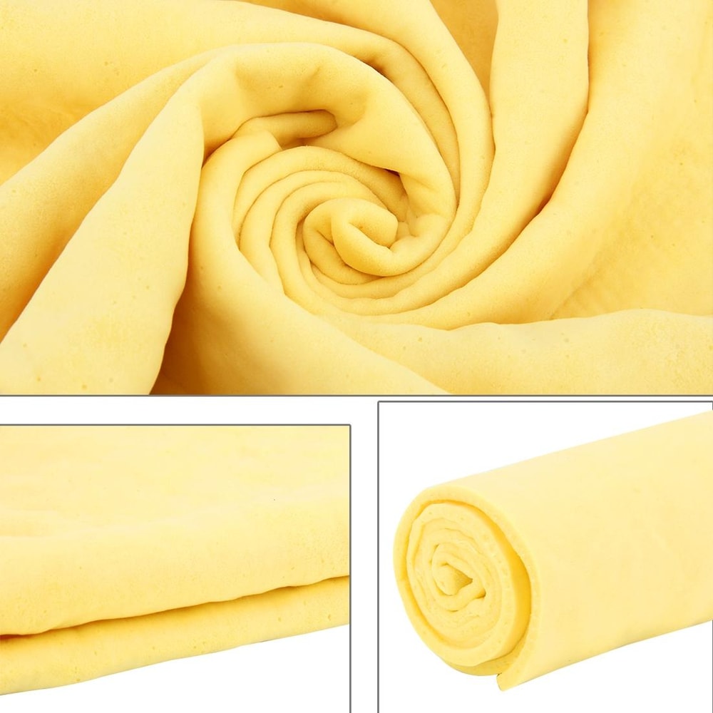 Super Absorbent PVA Car Drying Towel Synthetic Chamois Cloth For Fast Auto Detailing 3