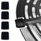 Universal Air Fryer Rubber Bumpers Set, Silicone Tray Protectors & Replacement Parts
