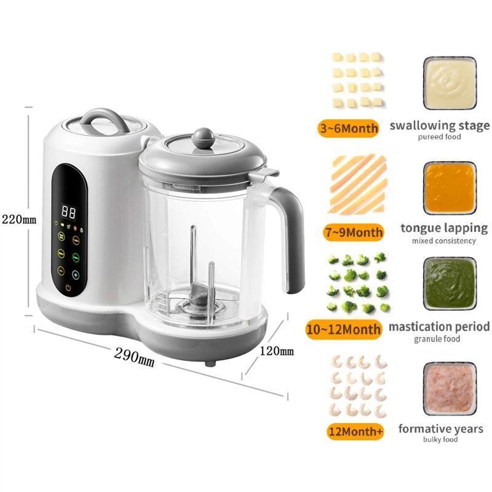 Smart Automatic Baby Food Processor Steamer Blender For Healthy Homemade Meals 1