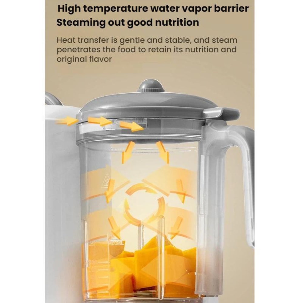 Smart Automatic Baby Food Processor Steamer Blender For Healthy Homemade Meals 4