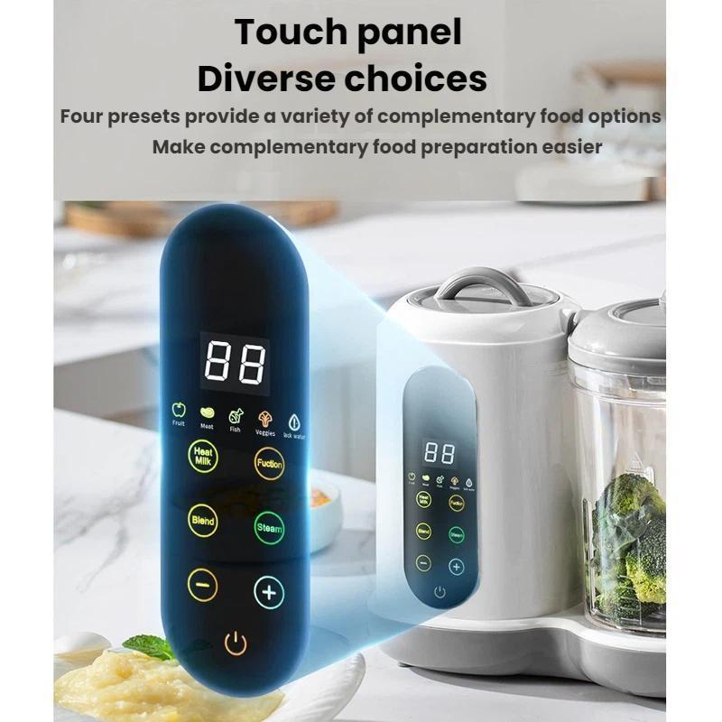 Smart Automatic Baby Food Processor Steamer Blender For Healthy Homemade Meals 8