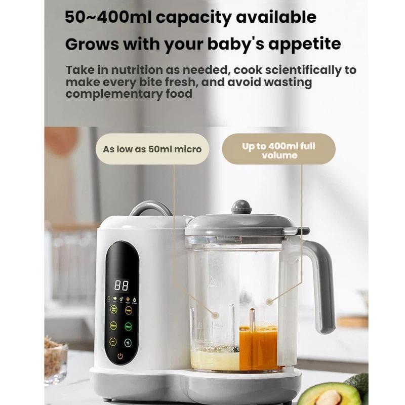 Smart Automatic Baby Food Processor Steamer Blender For Healthy Homemade Meals 10