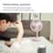 SOLOVE USB Rechargeable Desk Fan Portable Mini Desktop Fan