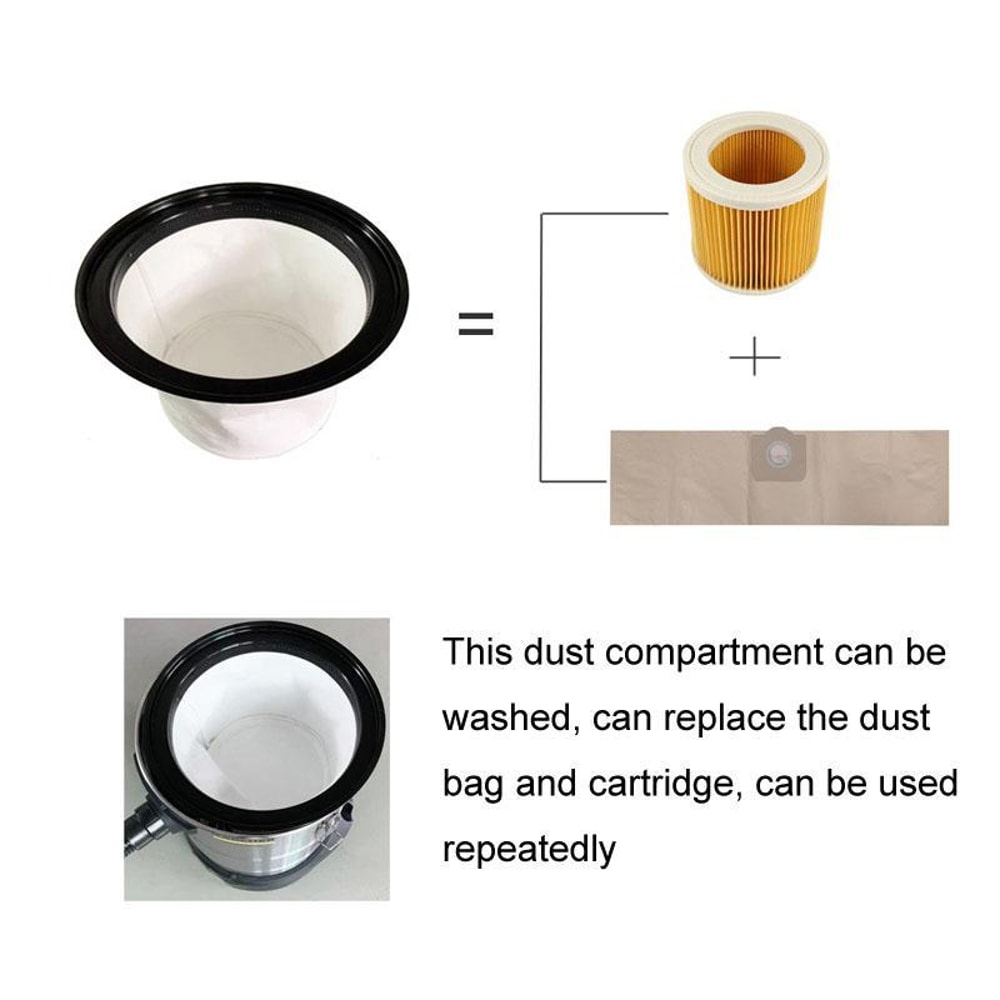 Vacuum Dust Compartment Filter Replacement Wet Dry Vacuum Filter 5