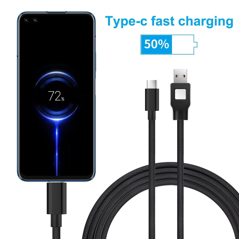 Bluetooth Transmitter USB C Cable 1.2m Fast Charging Data Sync Adapter