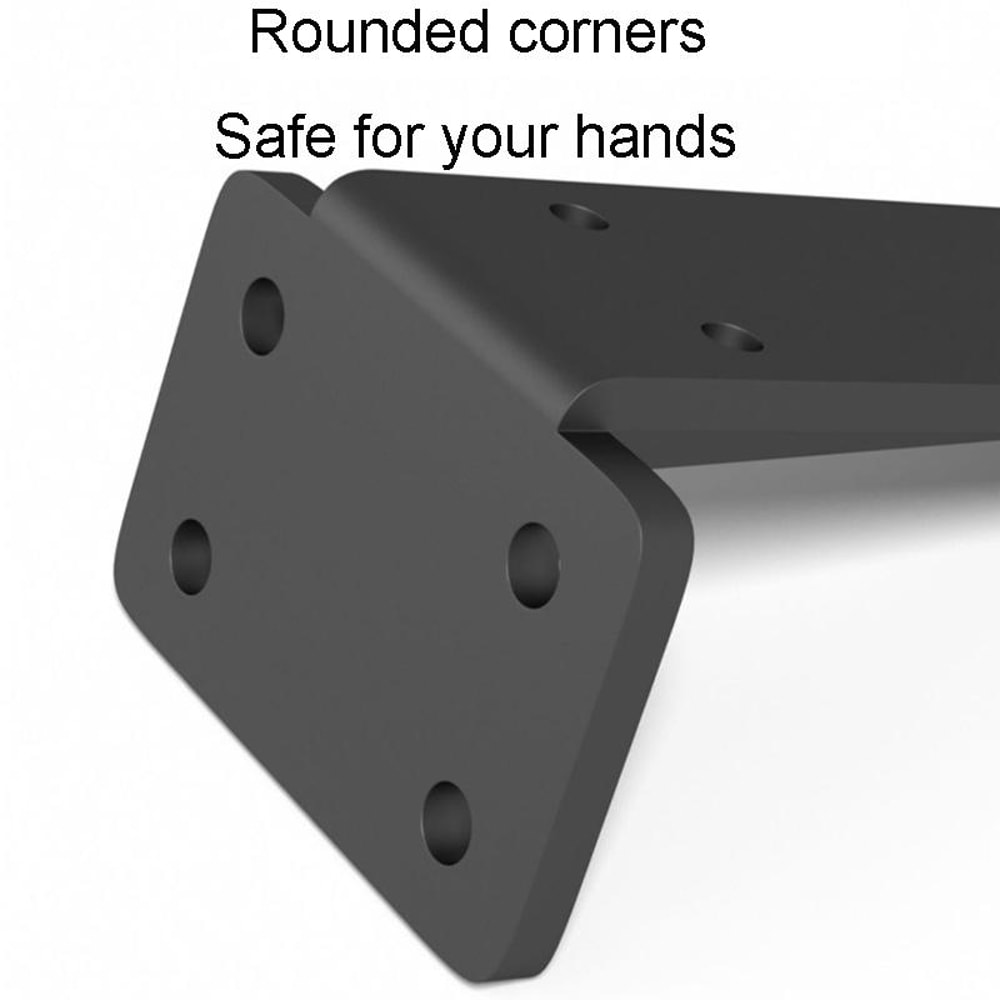 Heavy Duty Shelf Bracket Concealed Steel Support For Wall Mounted Shelves 6