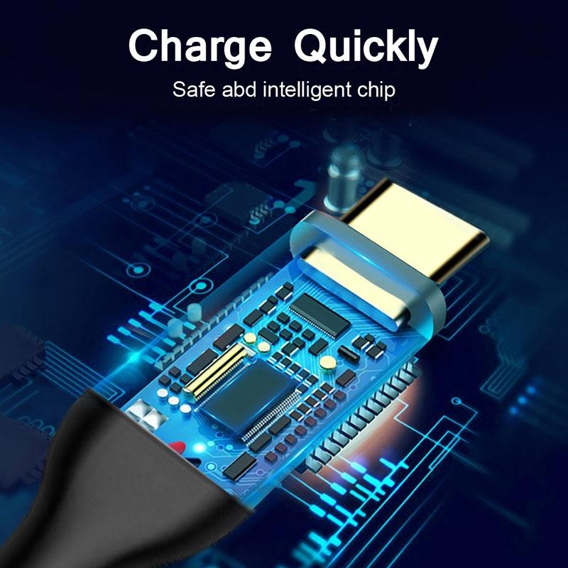 Premium USB C To USB C Cable USB 31 Fast Charging Durable Braided Type C Cord 3