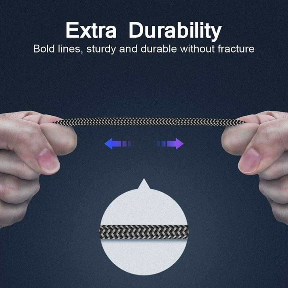 Premium USB C To USB C Cable USB 31 Fast Charging Durable Braided Type C Cord 6