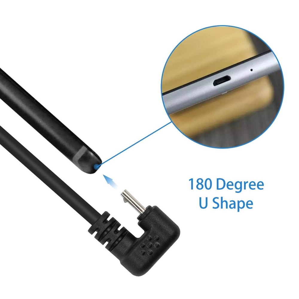 U Shaped Micro USB Gaming Charging Cable For Android Phones Tablets 1