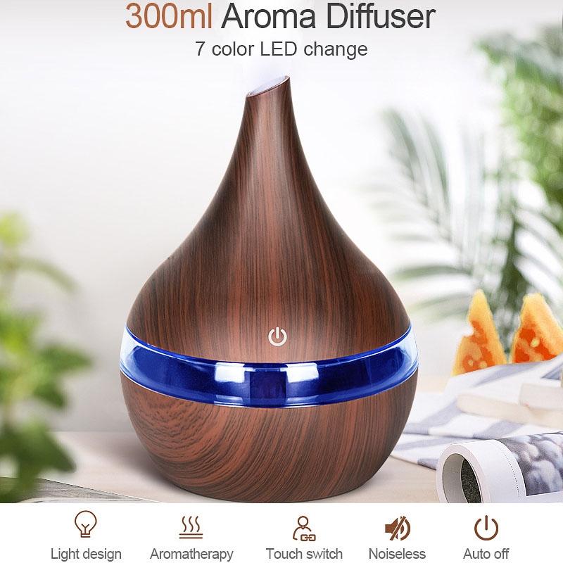 USB Aroma Diffuser Ultrasonic Essential Oil Diffuser Cool Mist Humidifier Aromatherapy Diffuser 8